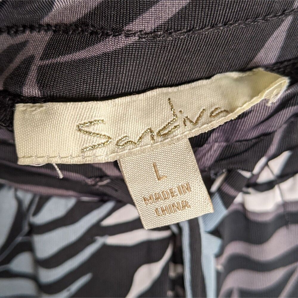 NWOT Sandiva Tropical Wide Leg Pants | Beach Resort Coastal Vacation Cruise - Picture 4 of 9